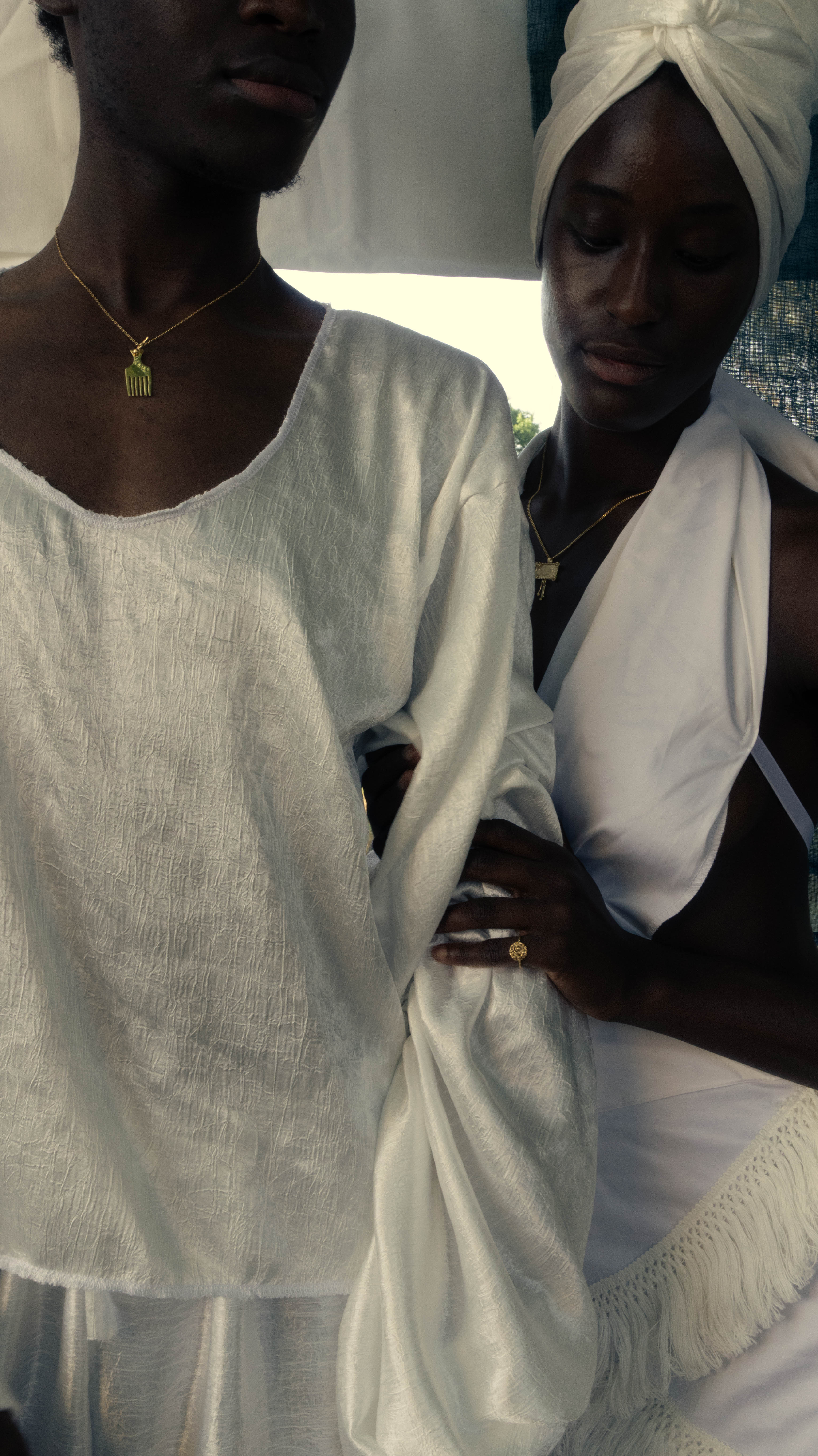 COLLIER Peigne OR
